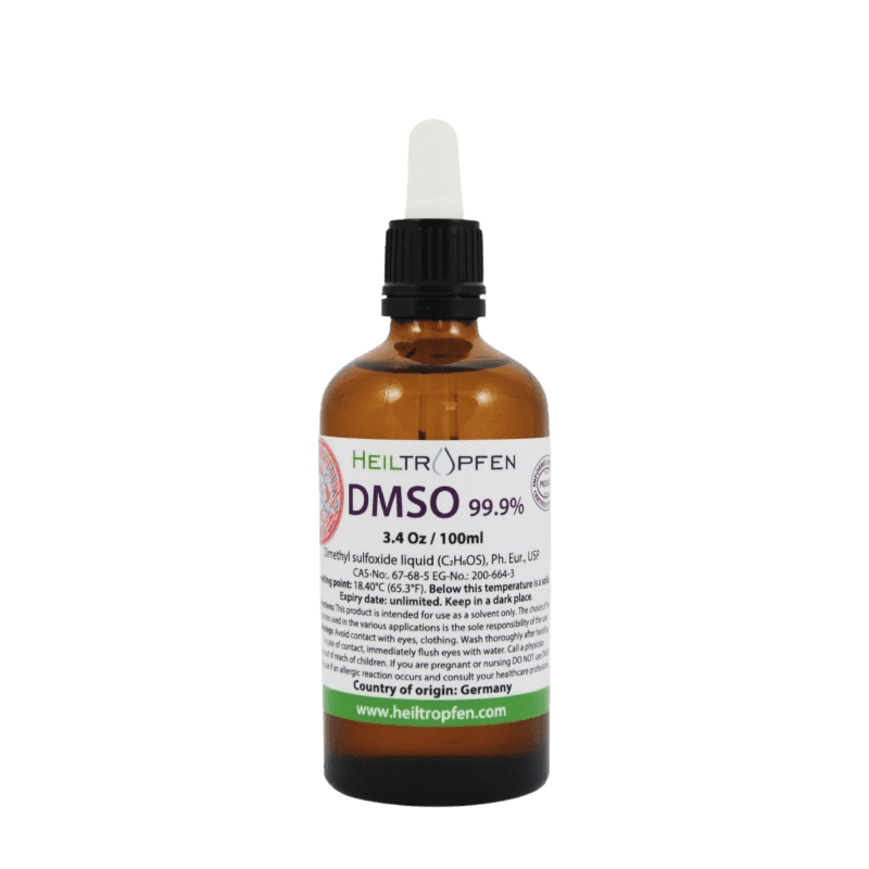 DMSO (Dimethyl Sulfoxide) 99.9% Pure – Heiltropfen, Energetically Informed, Pharmaceutical Grade, 100 mL