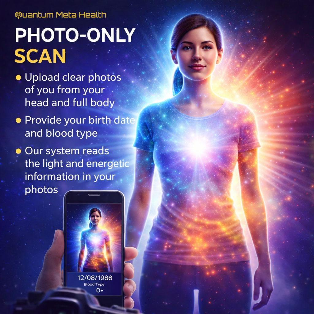 QMH photo-only scan guidance with head and full-body photo reference