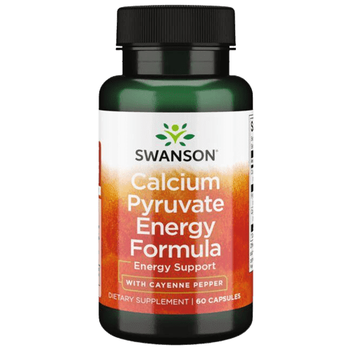 Calcium Pyruvate Energy Formula – Swanson Ultra, 525 mg, 60 Caps