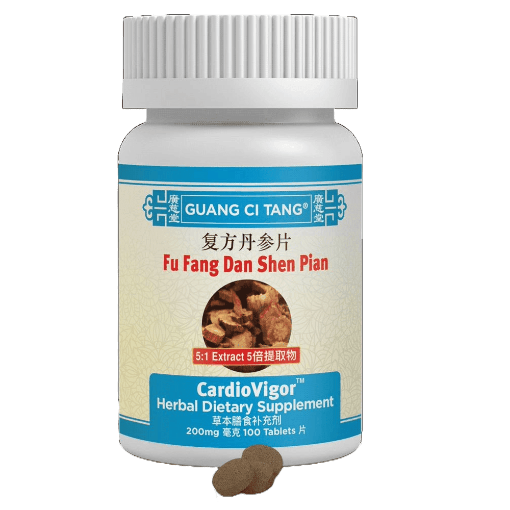 Fu Fang Dan Shen Pian (Cardiovigor™), 200 mg, 100 Tablets
