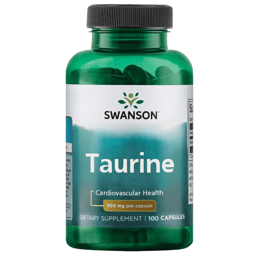Taurine — 500 mg, 100 Caps