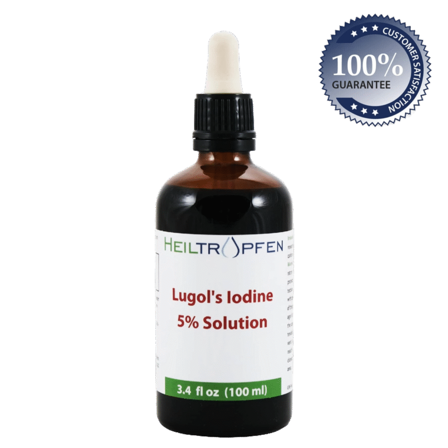 Dr. Lugol’s Iodine and Iodide – Heiltropfen 5% Solution, 3.4 fl oz (100 mL)