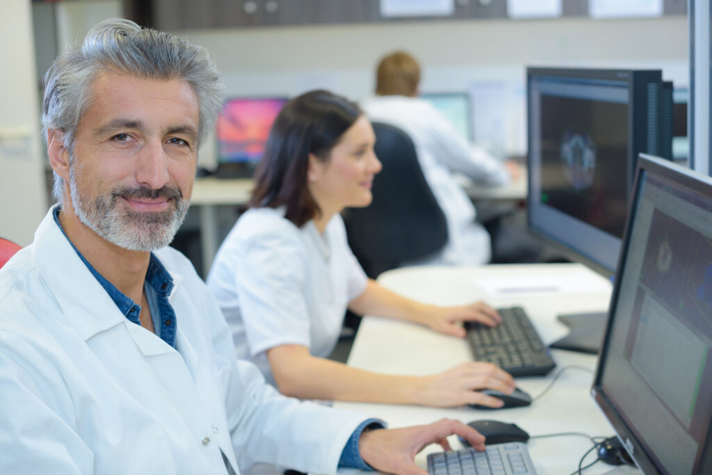 Quantum Meta Health consultation during NLS full-body analysis report review